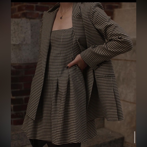 Rebecca Taylor jacket spring check blazer - Picture 2 of 6